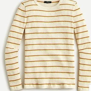 J. Crew slim perfect long sleeve striped shirt